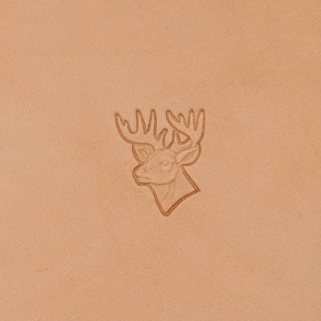 011-8834101.SLC.03.jpg Deer Head (Left) - 3D Stamp Image