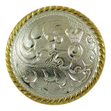 280-794302.jpg 1" High Sierra Concho - Silver Plate Image