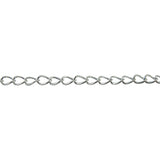 4mm Curb Chain - Silver Plate Ft