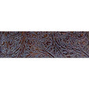 Brown And Black Western Tooled Strips
