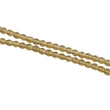 4mm Firepolish Strand - Topaz