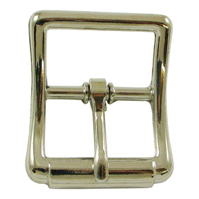 4-154002.SLC.jpg ¾" Center Bar Buckle Short - Nickel Plate Image