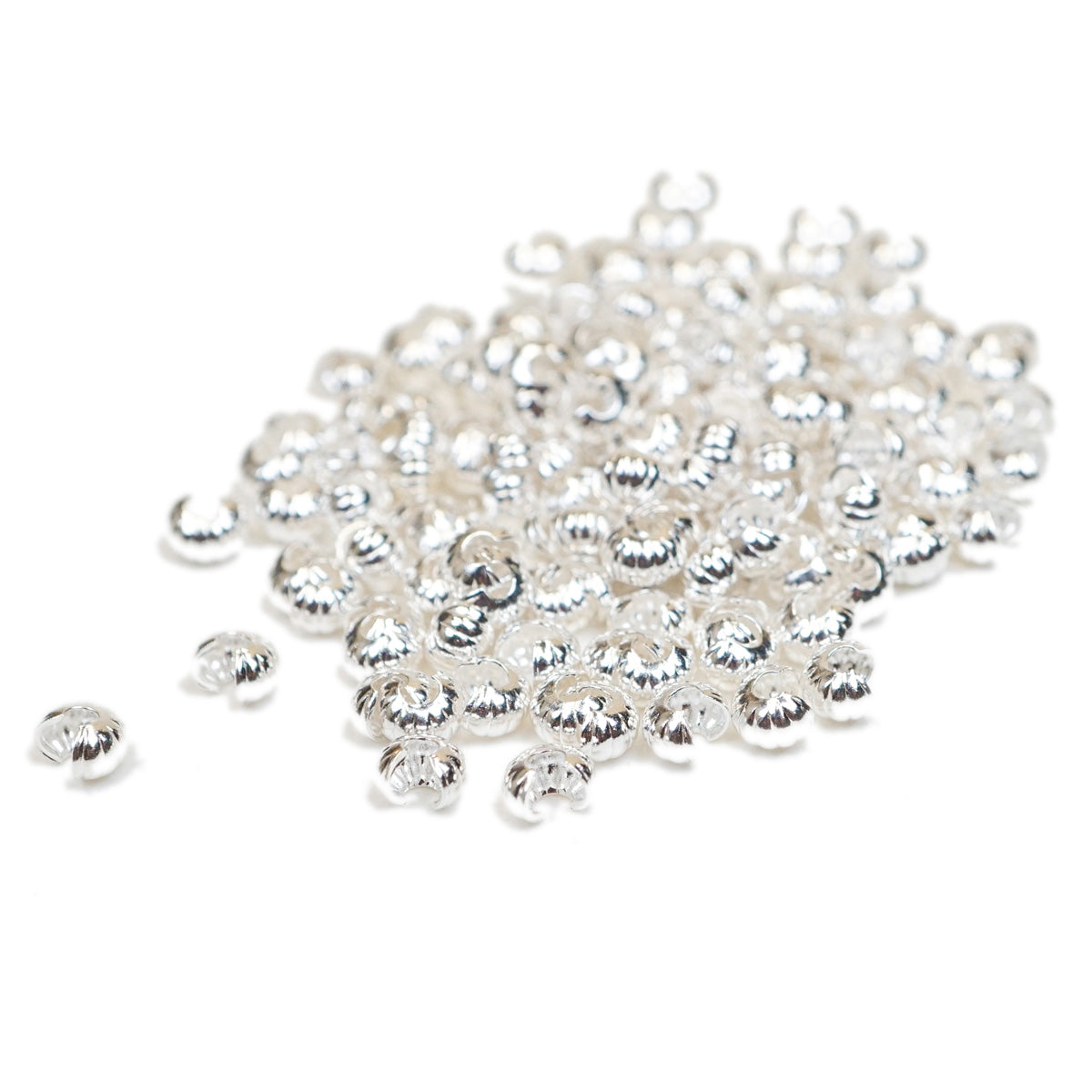 45-63.SLC.2.jpg 4mm Corrugated Crimp Cover - Silver Plate 144pk Image