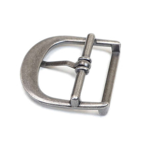 1 ¼" HiHeel Center Bar Buckle - Antique Nickel