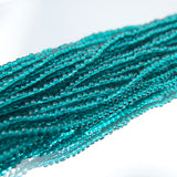 11/0 Seed Beads - Transparent Peacock Blue