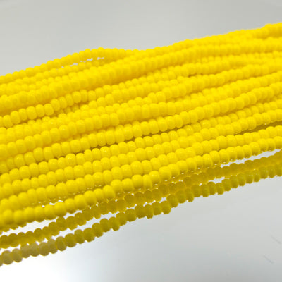 26-110146.SLC.jpg 11/0 Seed Beads - Opaque Yellow 22g Image