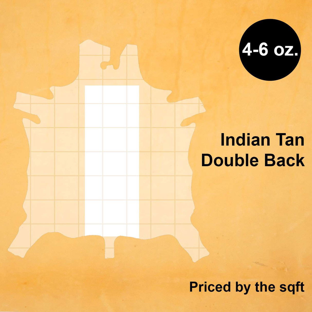 123-45.SLC.1.jpg 4-6 oz Indian Tan Double Back Image