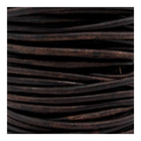 2mm Natural Antique Brown Round Lace - 1yd
