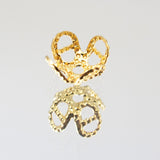 Small Filigree Beadcap - Gold Plate 24pk