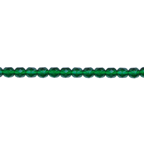 339-73.SLC.1.jpg 6mm Green Emerald Bead Strand - Firepolished Image