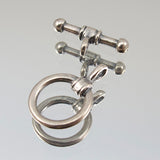12mm Small Classic Toggle - Silver Plate