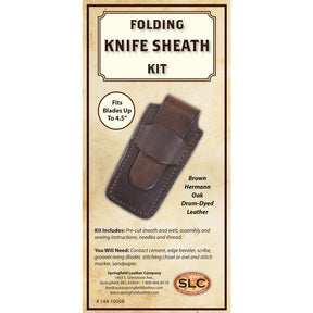 SLC Folding Knife Kit - Brown