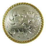 280-794302.jpg 1" High Sierra Concho - Silver Plate Image