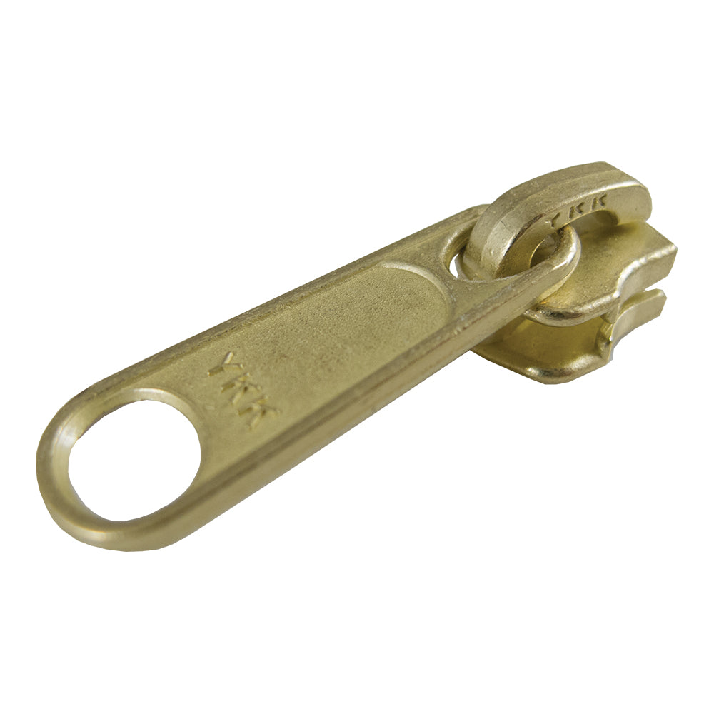 129-1354.SLC.jpg YKK #5 Non-Locking Zipper Pull - Solid Brass Image