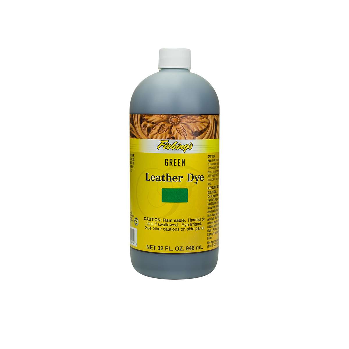 34-210112.SLC.01.jpg Fiebings Leather Dye - Green 32oz Image