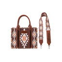 Dark Coffee Wrangler Small Canvas Tote