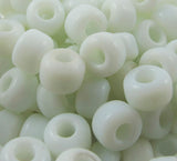White Crow Beads - 100pk