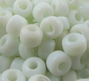 White Crow Beads - 100pk