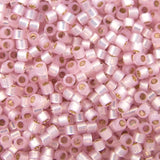 Delica Bead - Silver Lined Light Pink Alabaster Dyed DB624