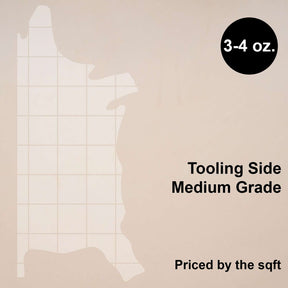3-4oz Medium Grade Tooling Veg