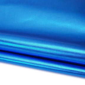 Metallic Cow Side - Blue