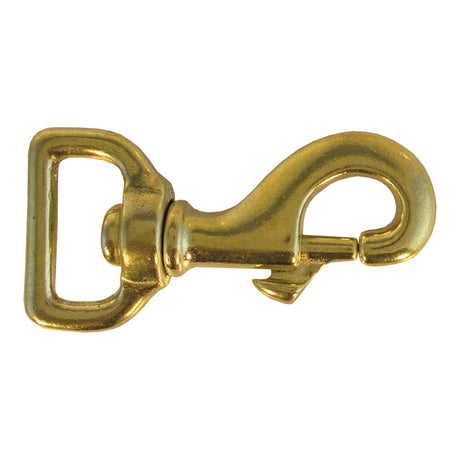 4-101.SLC.jpg 1" HD Swivel Spring Snap - Solid Brass Image