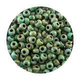 6/0 Seed Beads - Picasso Seafoam Matte 20g