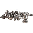 113-2010.SLC.jpg 3/8" Tiny Hex Spike Nickel Plate 10pk Image