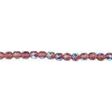6mm Amy AB Bead Strand - Firepolished