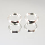 6mm Split Rings - Silver 20pk