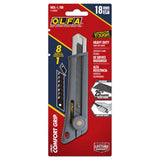 401-9046.SLC.03.jpg 18mm  Rubber-Grip Ratchet-Lock Utility Knife Image