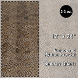 665-30522.SLC.1.jpg Pre-Cut Embossed Python Smokey Quartz - 12"x24". Image