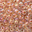 45-89275.SLC.jpg 8/0 Seed Beads - Dark Peach Lined Crystal 22g Image