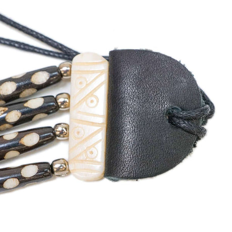 16-54512.SLC.3.jpg Bone Choker - Turquoise W/Brown Image