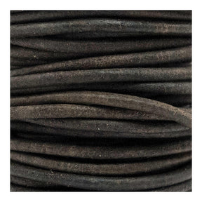 2mm Natural Grey Round Lace - 10m