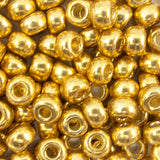 6/0 Seed Beads - Duracoat Galvanized Gold 20g