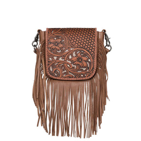 Brown Montana West Fringe Crossbody Bags