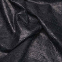 Black Authentic Lightning Embossed Cow