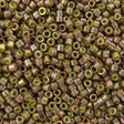 45-113133.SLC.jpg Delica Bead - Olive Opaque AB Gold Luster DB133 Image