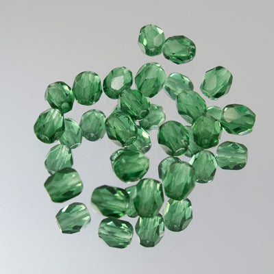 339-44.SLC.jpg 4mm Prarie Green Bead Strand - Firepolished Image