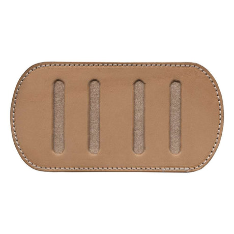 100-48550.SLC.jpg 2" Sewn Natural Shoulder Pad Leather Shape Image