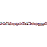 4mm Ammy AB Bead Strand - Firepolished