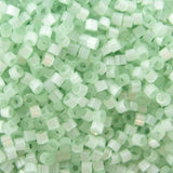 Delica Bead - Pale Green Silk Satin DB828