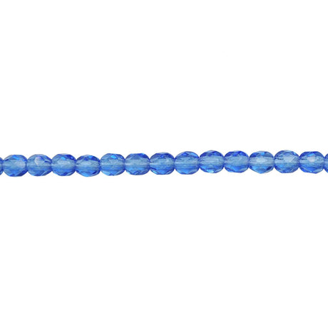 339-39.SLC.1.jpg 4mm Sapphire Bead Strand - Firepolished Image