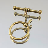 15mm Large Classic Toggle - Gold Plate