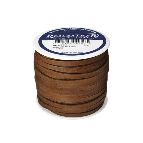 28-9009.SLC.04.jpg Lace Latigo Toffee 1/8" x 50' Image
