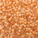 Delica Bead - Lined Flesh AB DB067