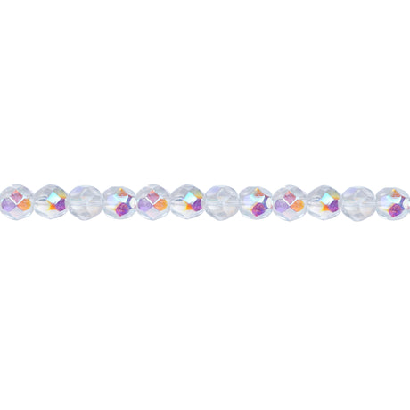 339-65.SLC.1.jpg 6mm Crystal AB Bead Strand - Firepolished Image