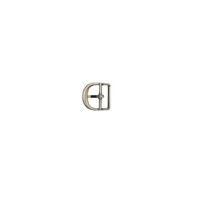 ¾" HiHeel Center Bar Buckle - Antique Nickel Plate