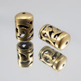 7mm Filigree Bead Cap - Antique Gold Plate